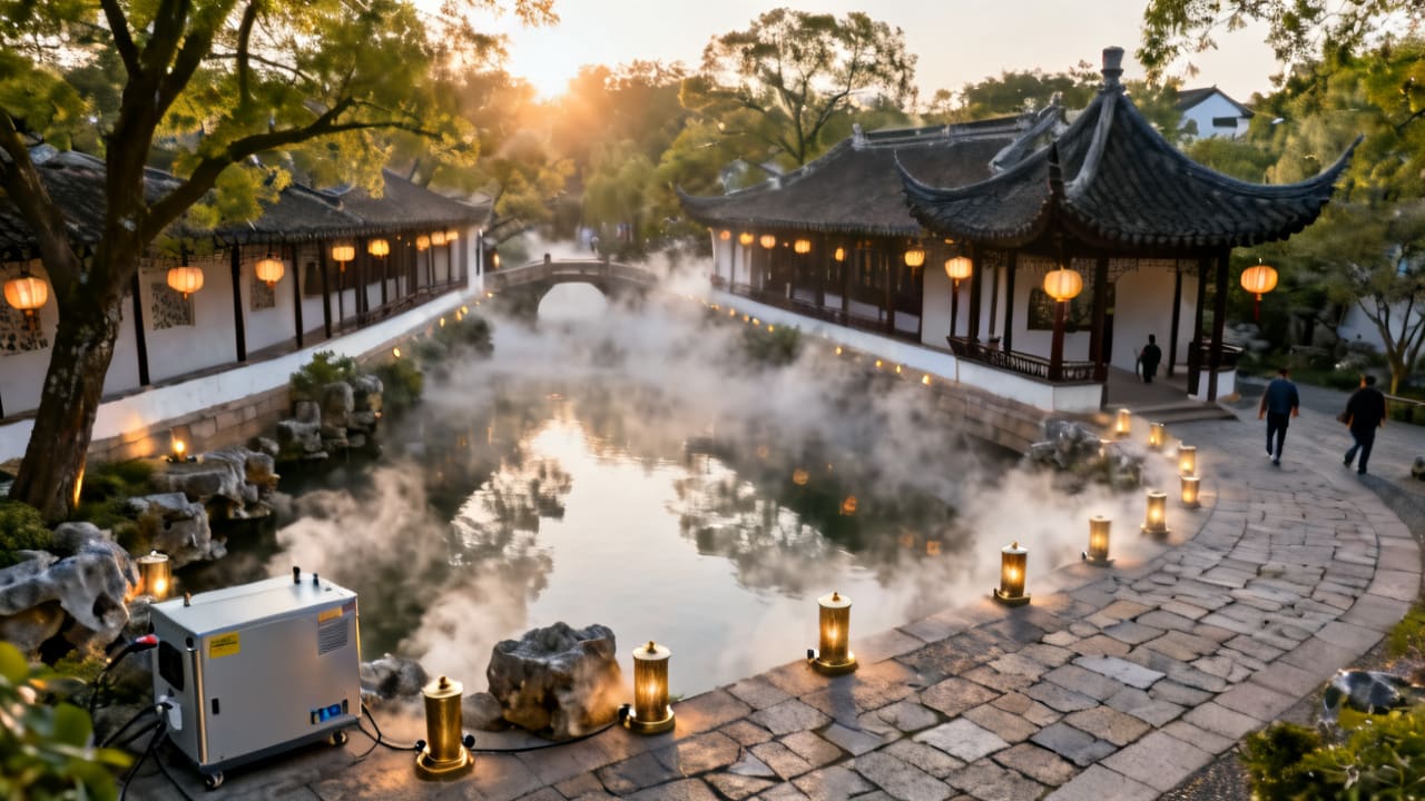 苏州拙政园古建雾森系统意境营造工程案例