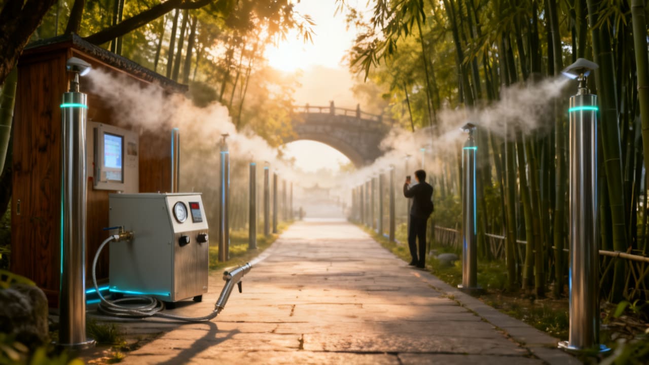 景区雾森系统怎么装？这5个实操细节决定仙境成败